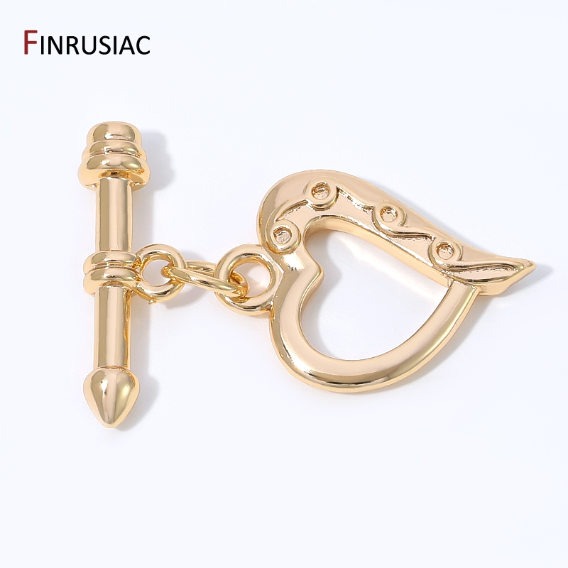 Art Craft Making - 14K Gold Plated Brass Heart Shape