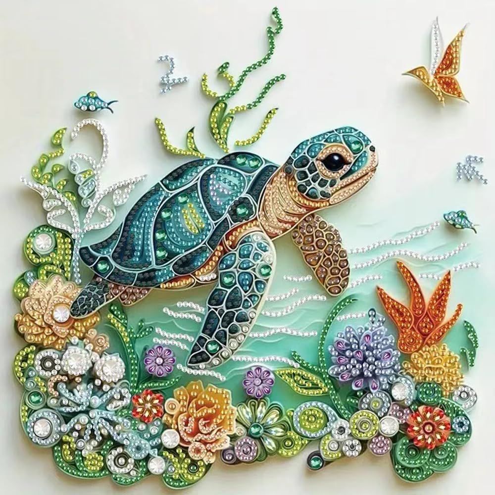 Art Craft Animals - Sea Turtle Animal Diamond Painting Kits