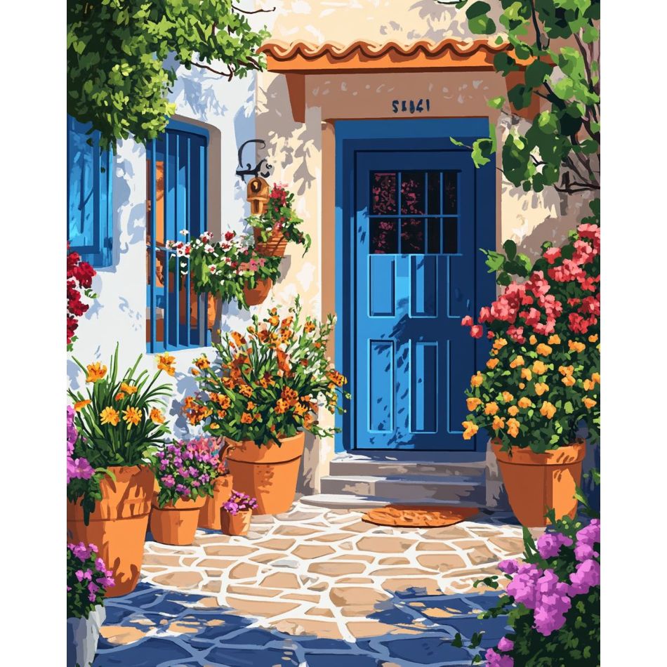 Art Craft Ideas With Paper - RUOPOTY The Blue Door Diamond Painting