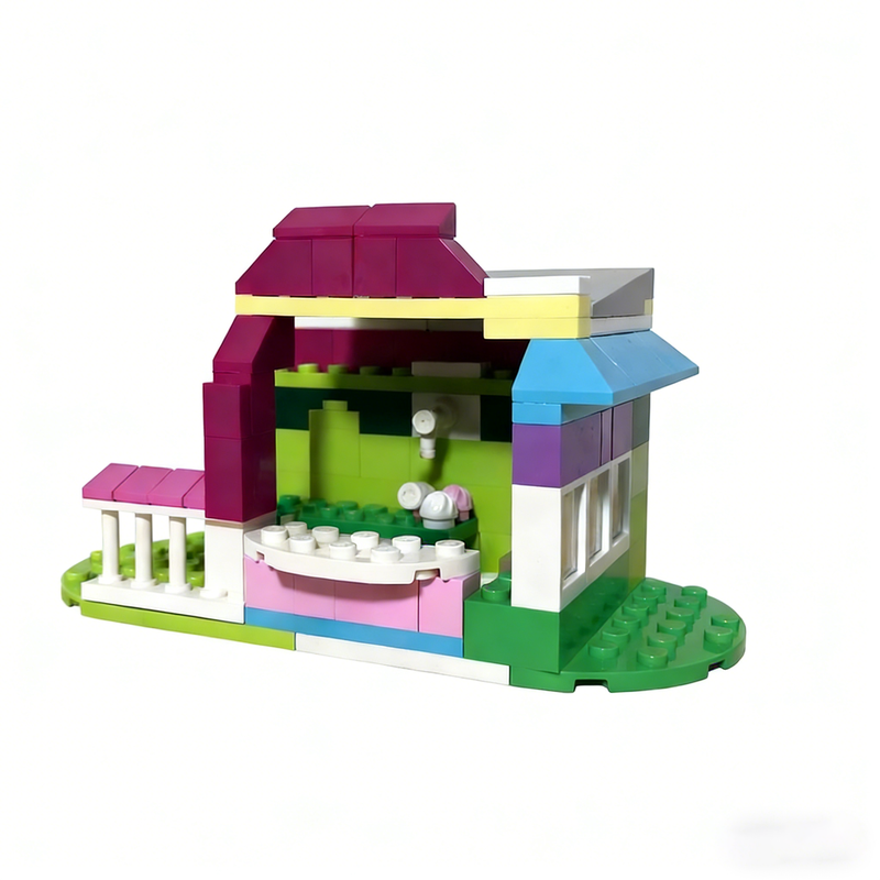 Art Craft Ice Cream - 111pcs MOC City Harbor Beachside Ice