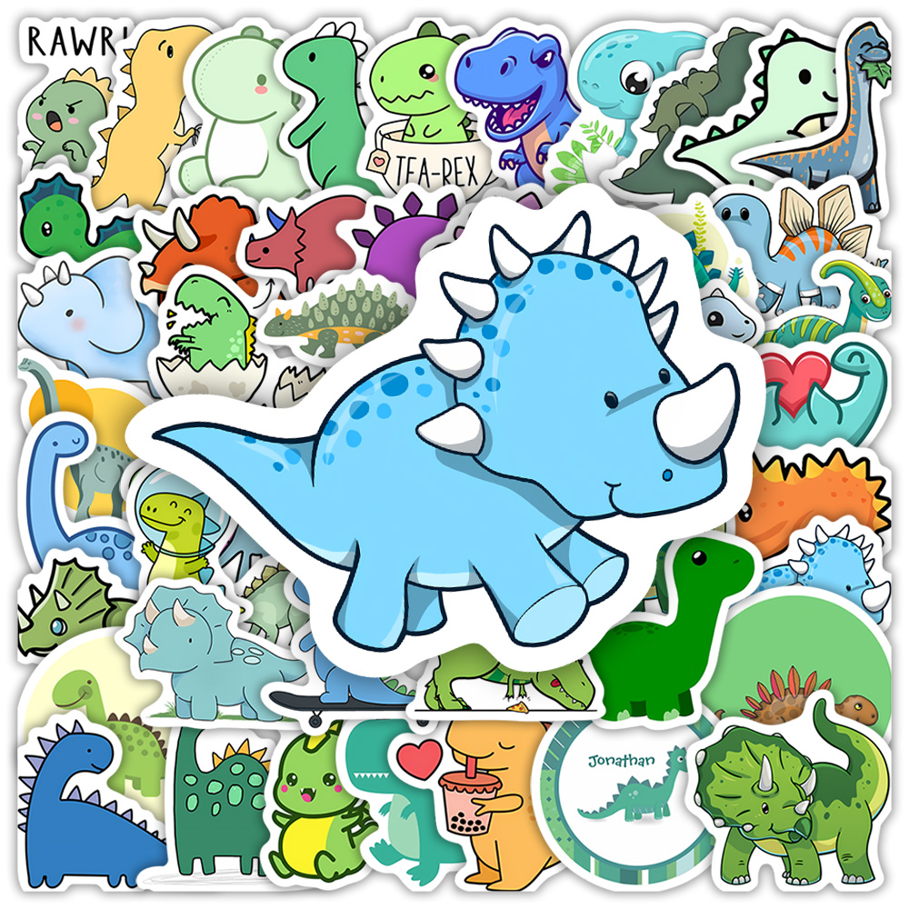 Art Craft Dinosaur - Funny Dinosaur Stickers DIY Gift Toys