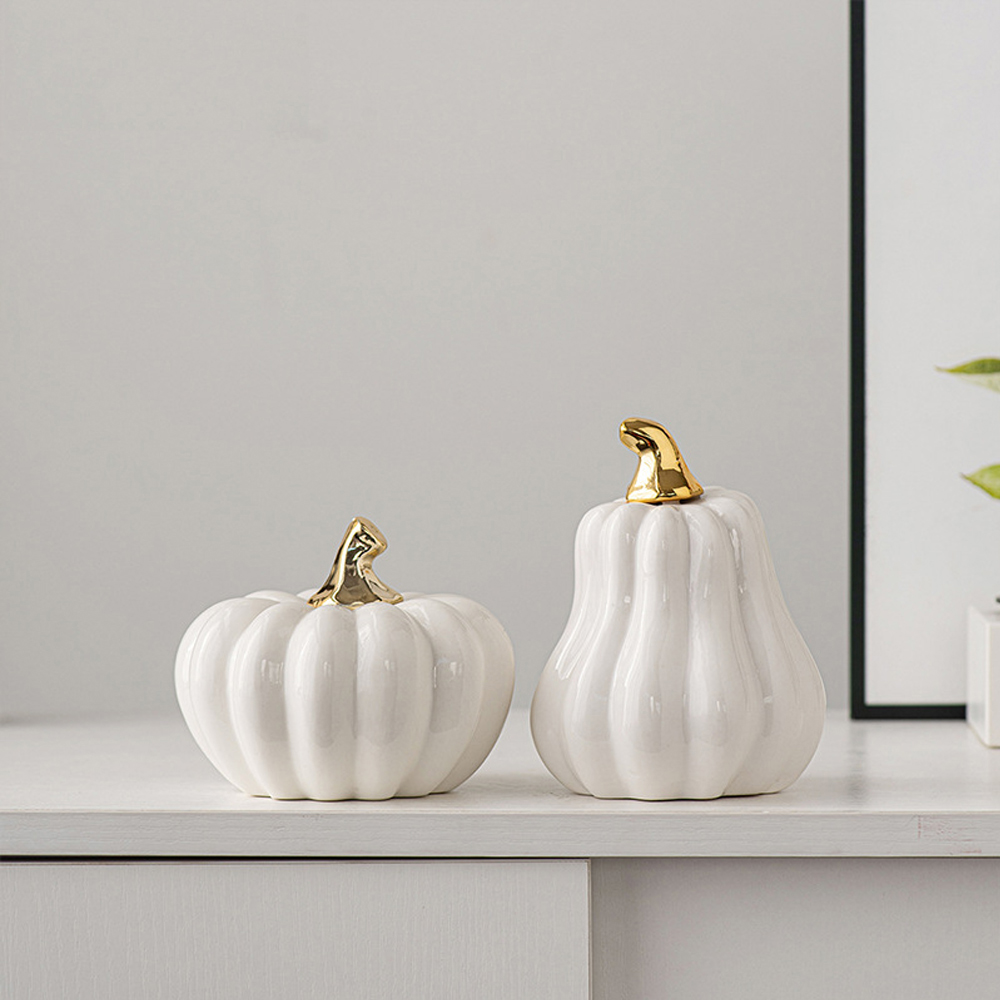 Art Craft Vegetables - European Style Gold or White Ceramic