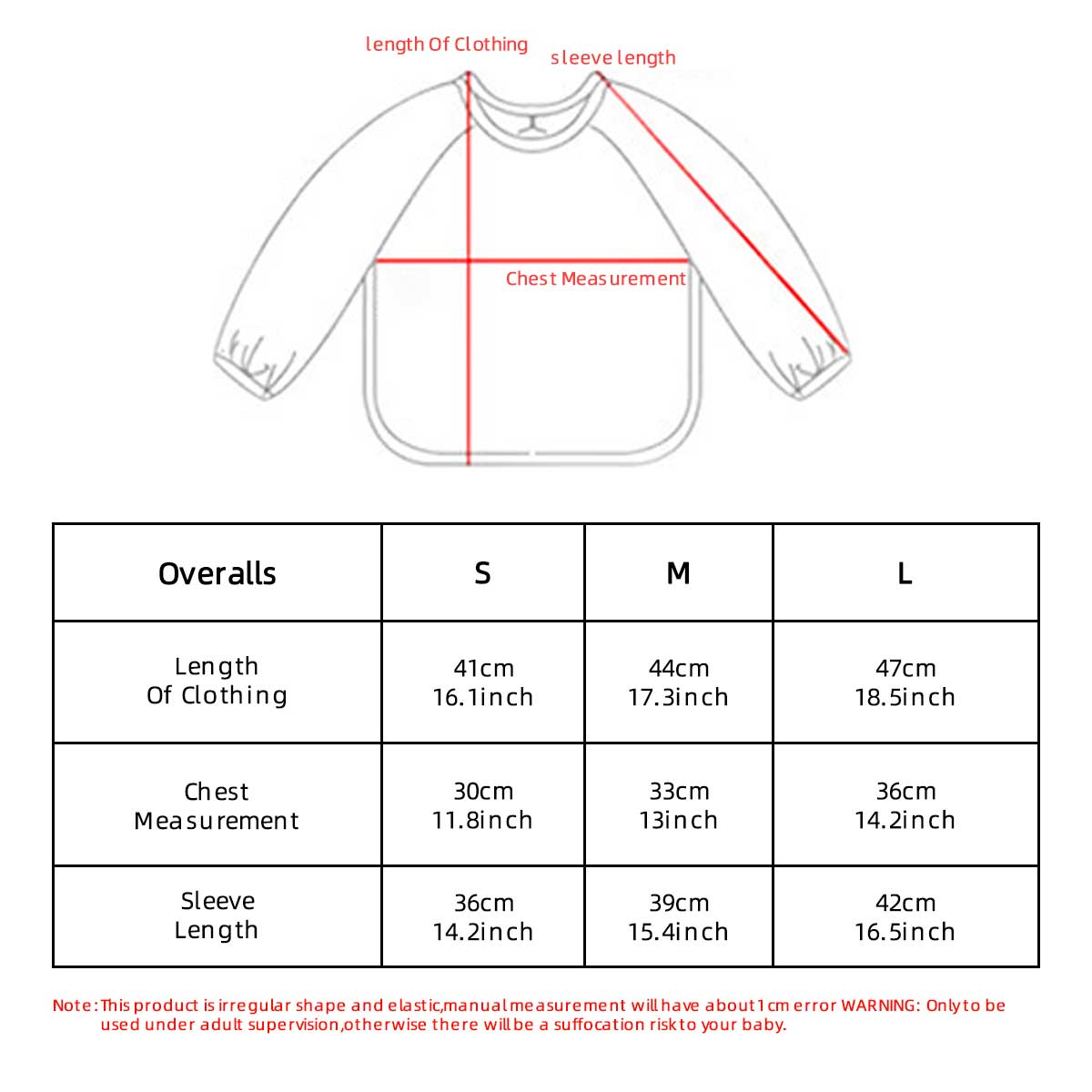 Kids Baby Long Sleeved PU Bibs - Art Craft Toddlers 评论和价格