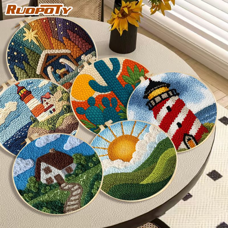 RUOPOTY Lighthouse Diy Needle  - Art Craft Ideas With Paper 评论和价格