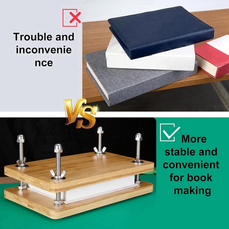 Book Bookbinding, Wooden Bambo - Bookbinding Supply Kit 评论和价格
