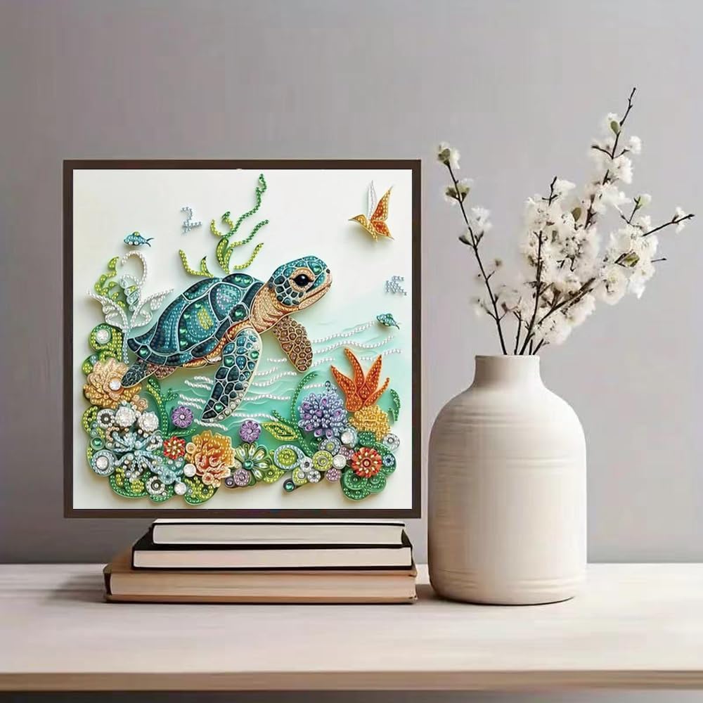 Sea Turtle Animal Diamond Pain - Art Craft Animals 评论和价格
