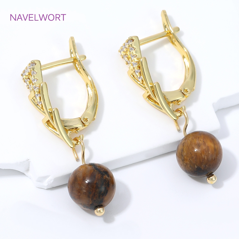 18K Gold Plated Inlaid Zircon  - Art Craft Making 评论和价格