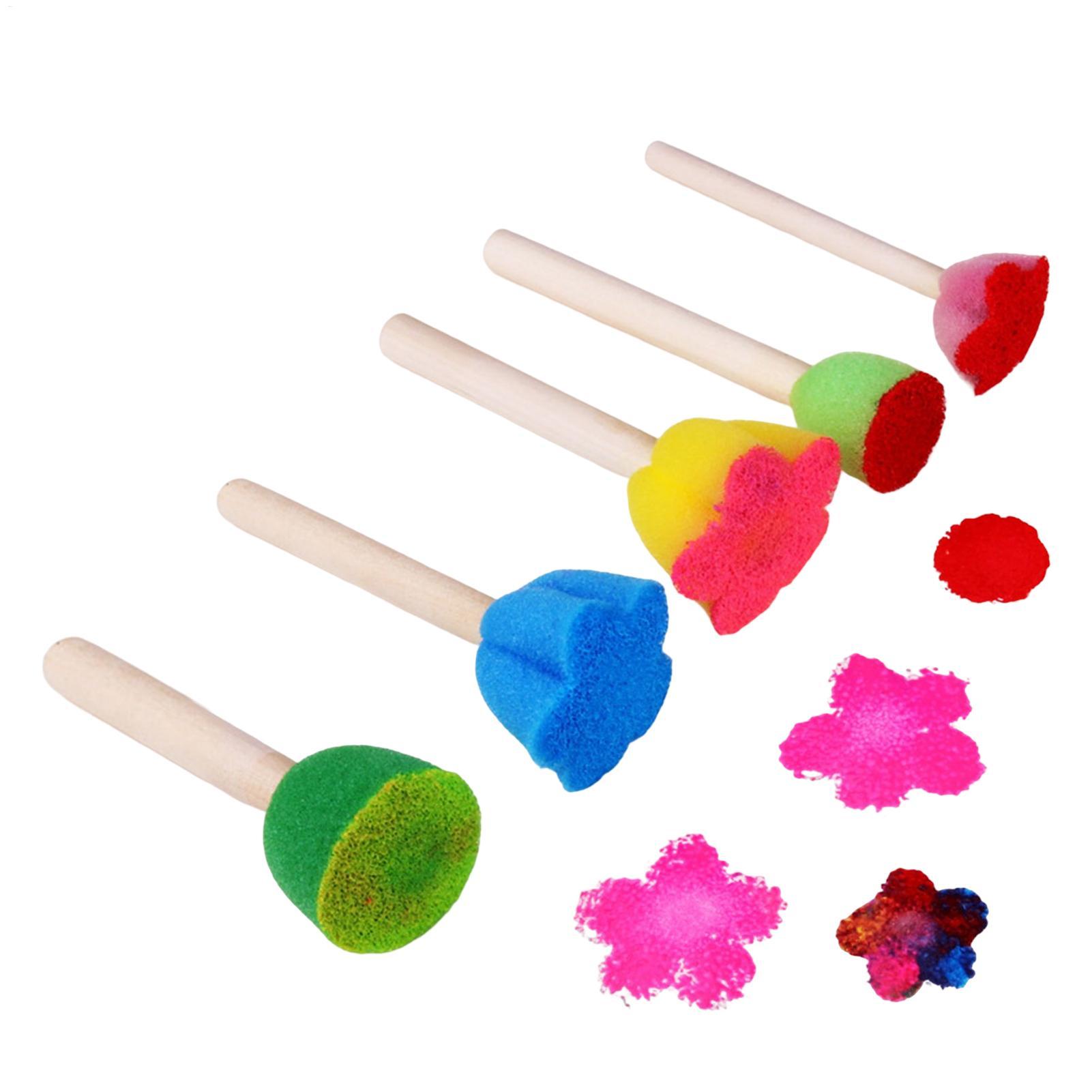 5PCS Reusable Kids Paint Spong - Art Craft Toddlers 评论和价格