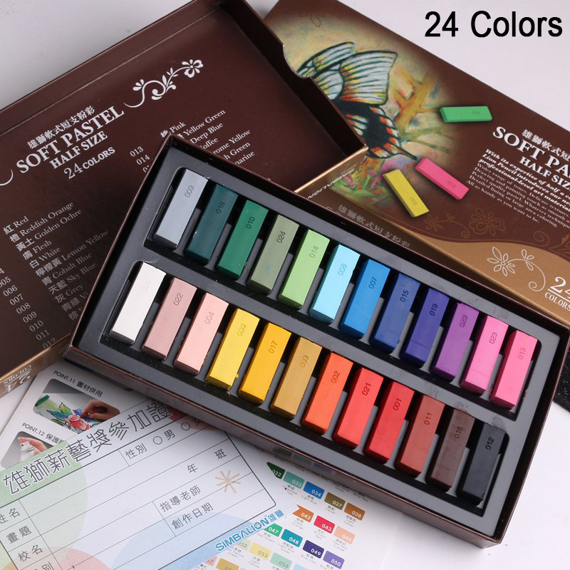 Simbalion  24/48 Colors Soft P - Chalk Pastel Set 评论和价格