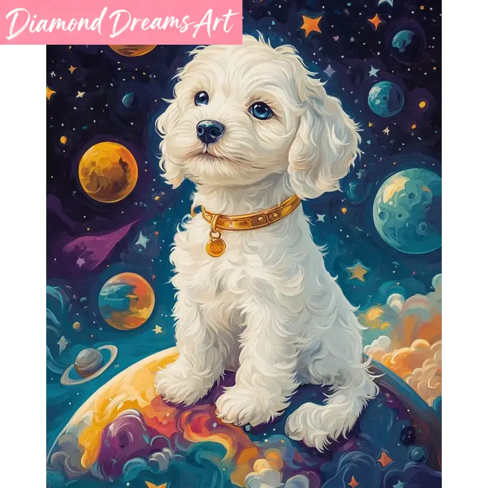 Frameless, Dog 5d Diamond Pain - Art Craft Ideas With Paper 评论和价格