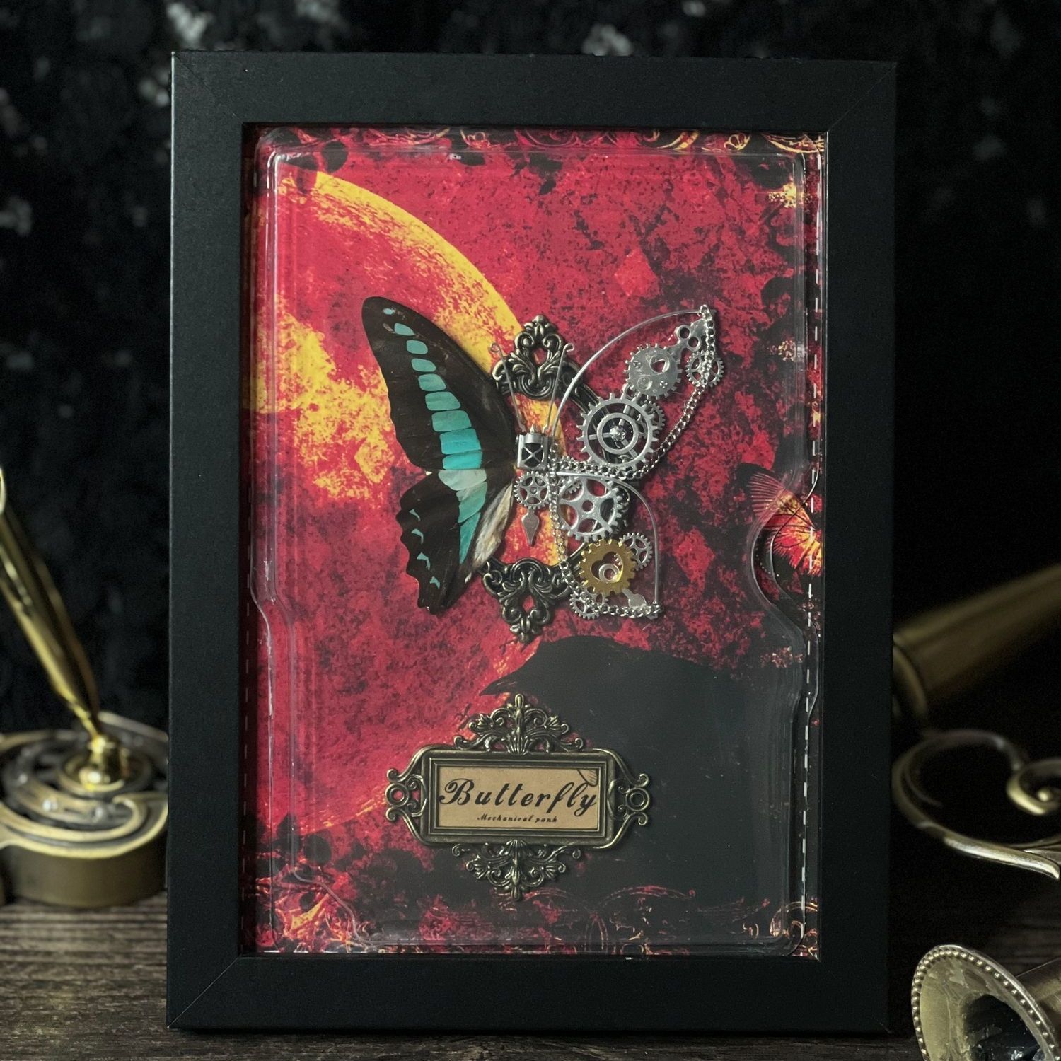 Steampunk Butterfly Frame DIY  - Art Craft Animals 评论和价格