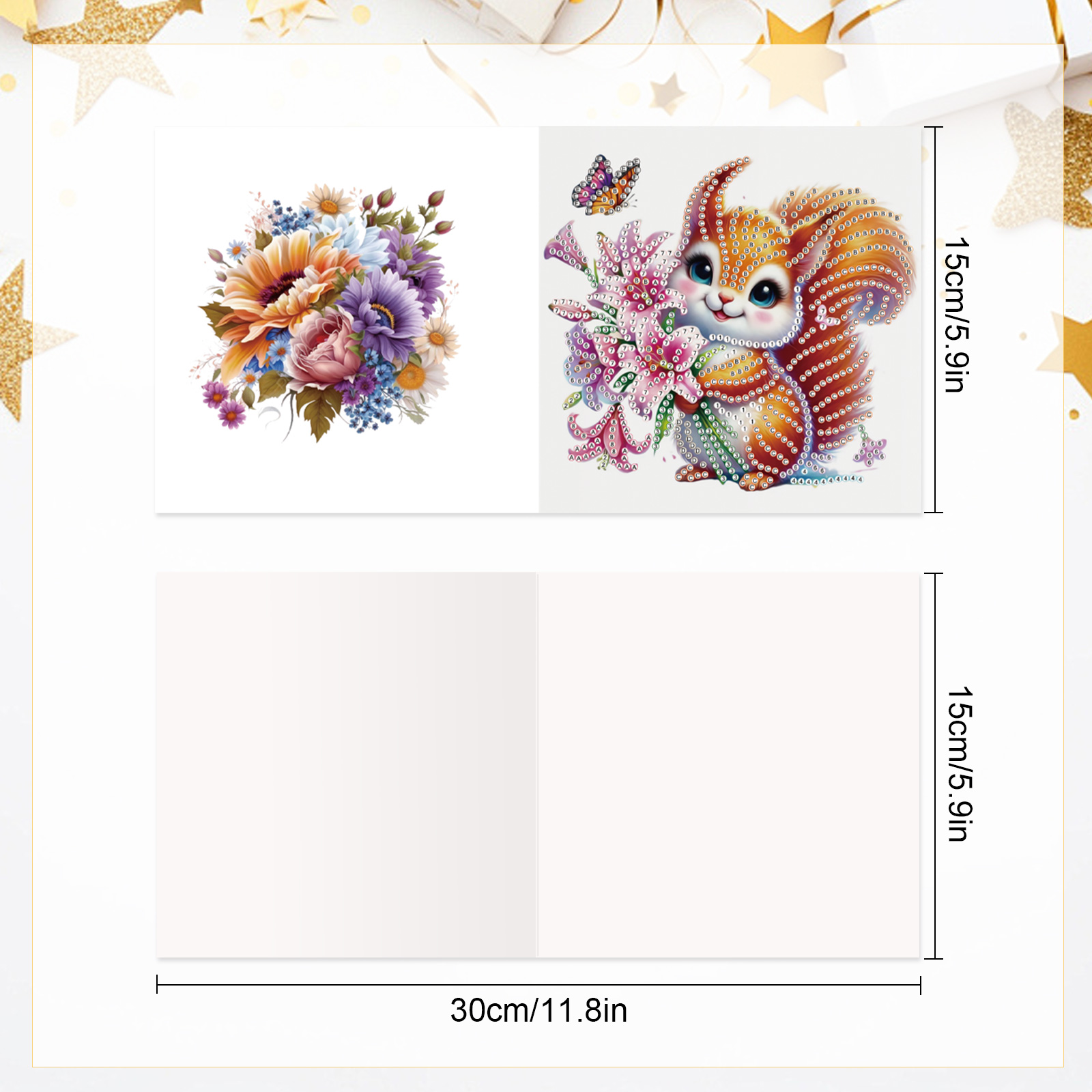 6Pcs Diamond Art Painting Gree - Art Craft Animals 评论和价格