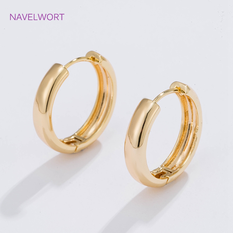 6 Sizes Gold Plated Circle Hoo - Art Craft Making 评论和价格