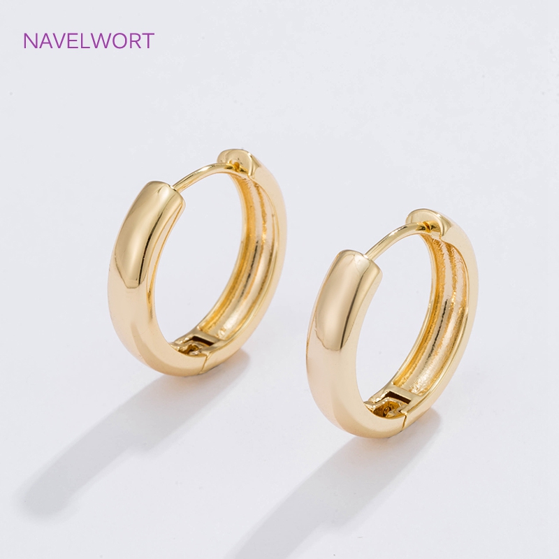 6 Sizes Gold Plated Circle Hoo - Art Craft Making 评论和价格