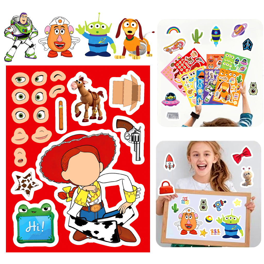 Toy Story 5 Make a Face Sticke - Art Craft Making 评论和价格
