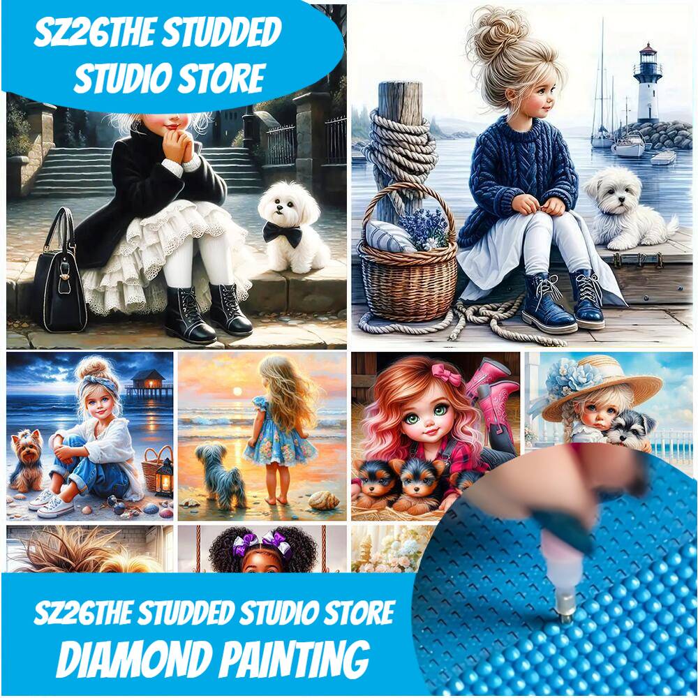 Sz26The Studded Diy Diamond Mo - Art Craft Animals 评论和价格