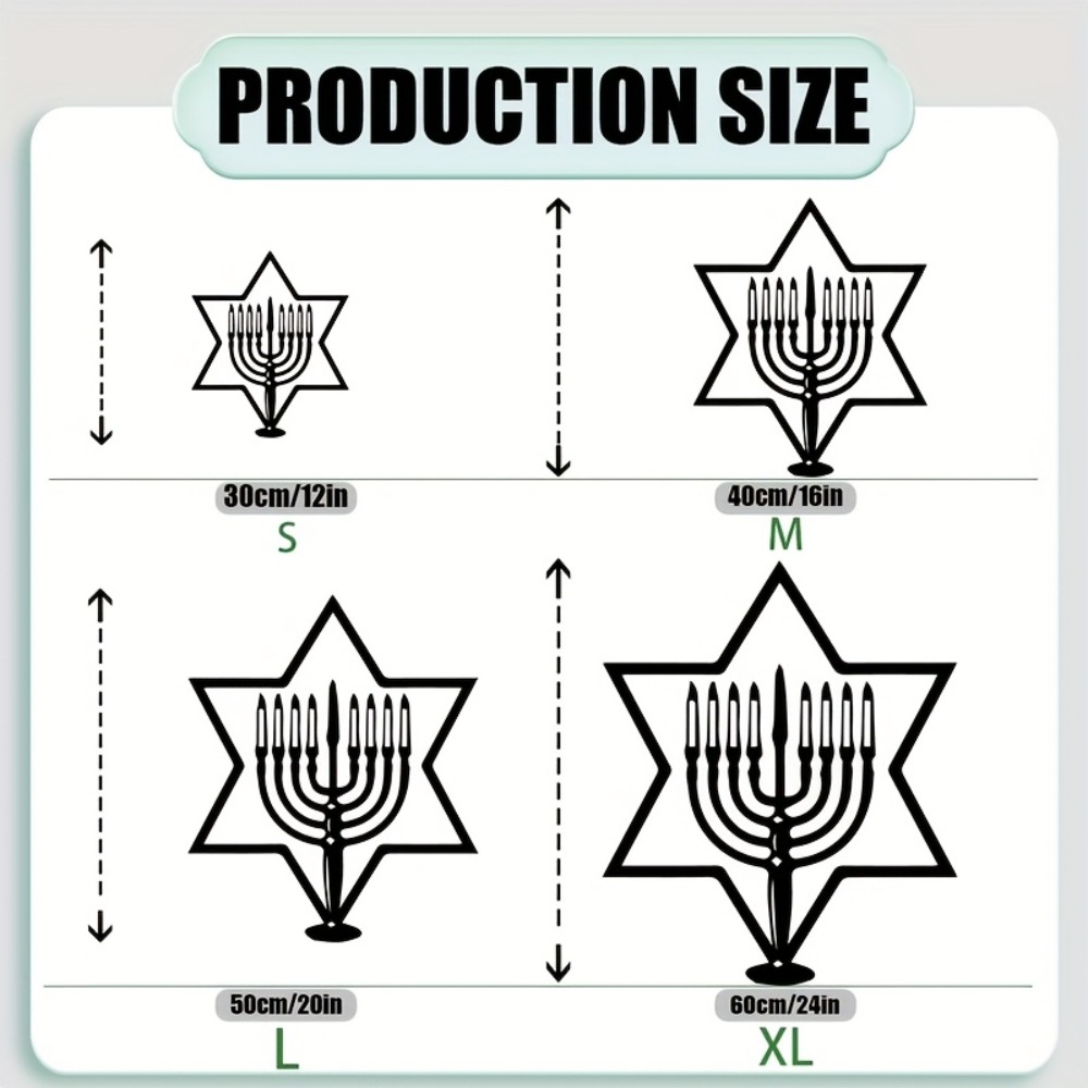 CIFBUY Metal Wall Art Menorah  - Art & Craft Teacher Vacancy 评论和价格