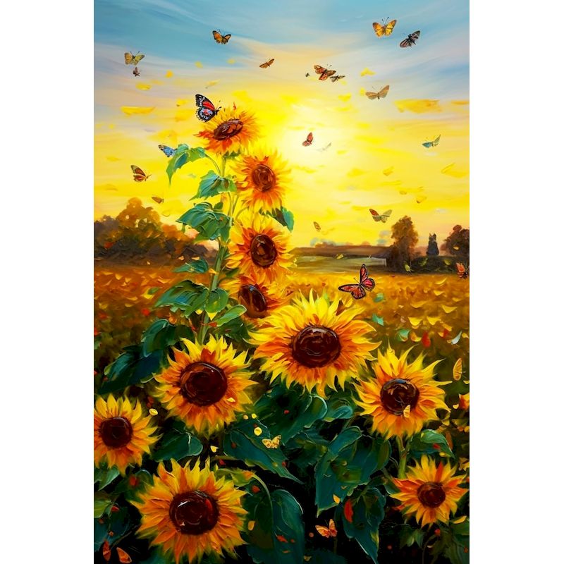 RUOPOTY Sunflower Diamond Pain - Art Craft Ideas With Paper 评论和价格