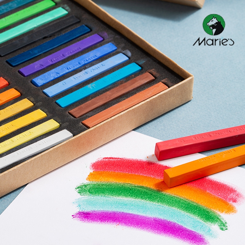 12/24/36/48 Color Maries Squar - Chalk Pastel Set 评论和价格