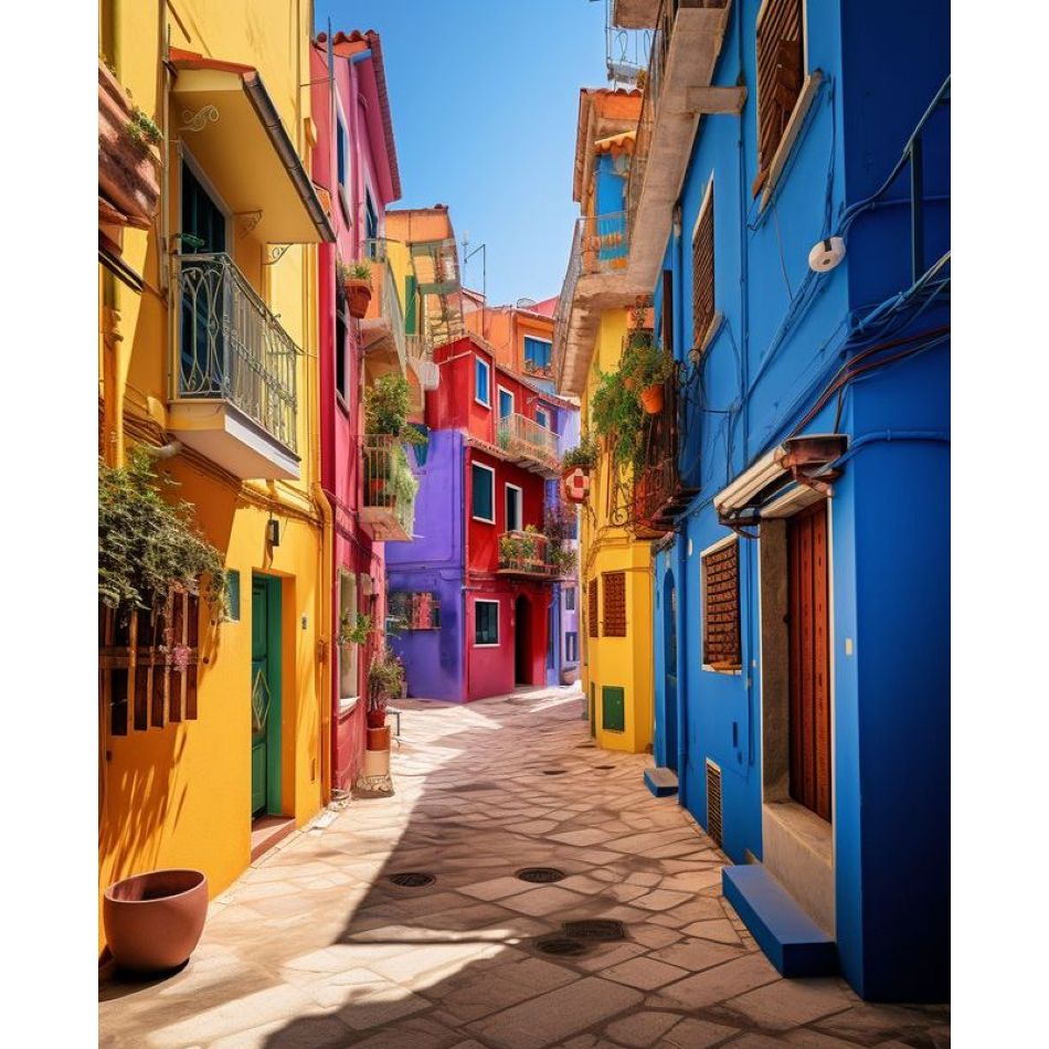RUOPOTY Colorful Houses 5d Dia - Art Craft Ideas With Paper 评论和价格