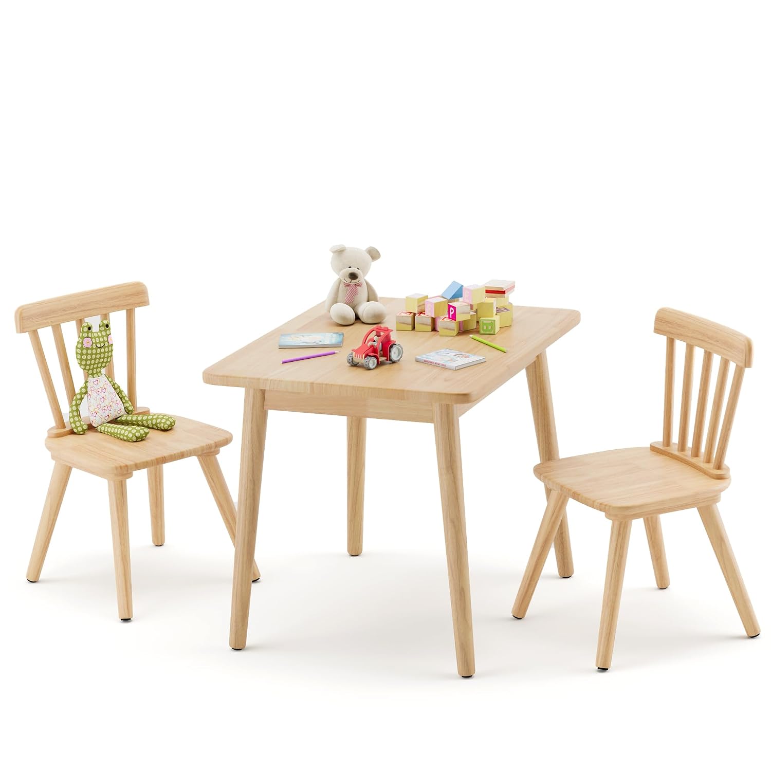 Kids Table & Chair Set Rubberw - Art Craft Toddlers 评论和价格