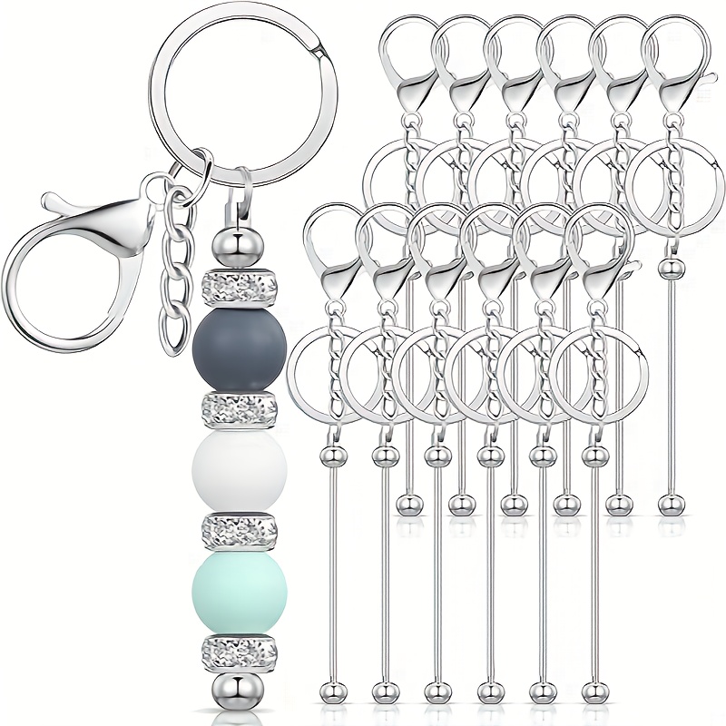 12pcs Detachable Iron Keychain - Art Craft Accessories 评论和价格