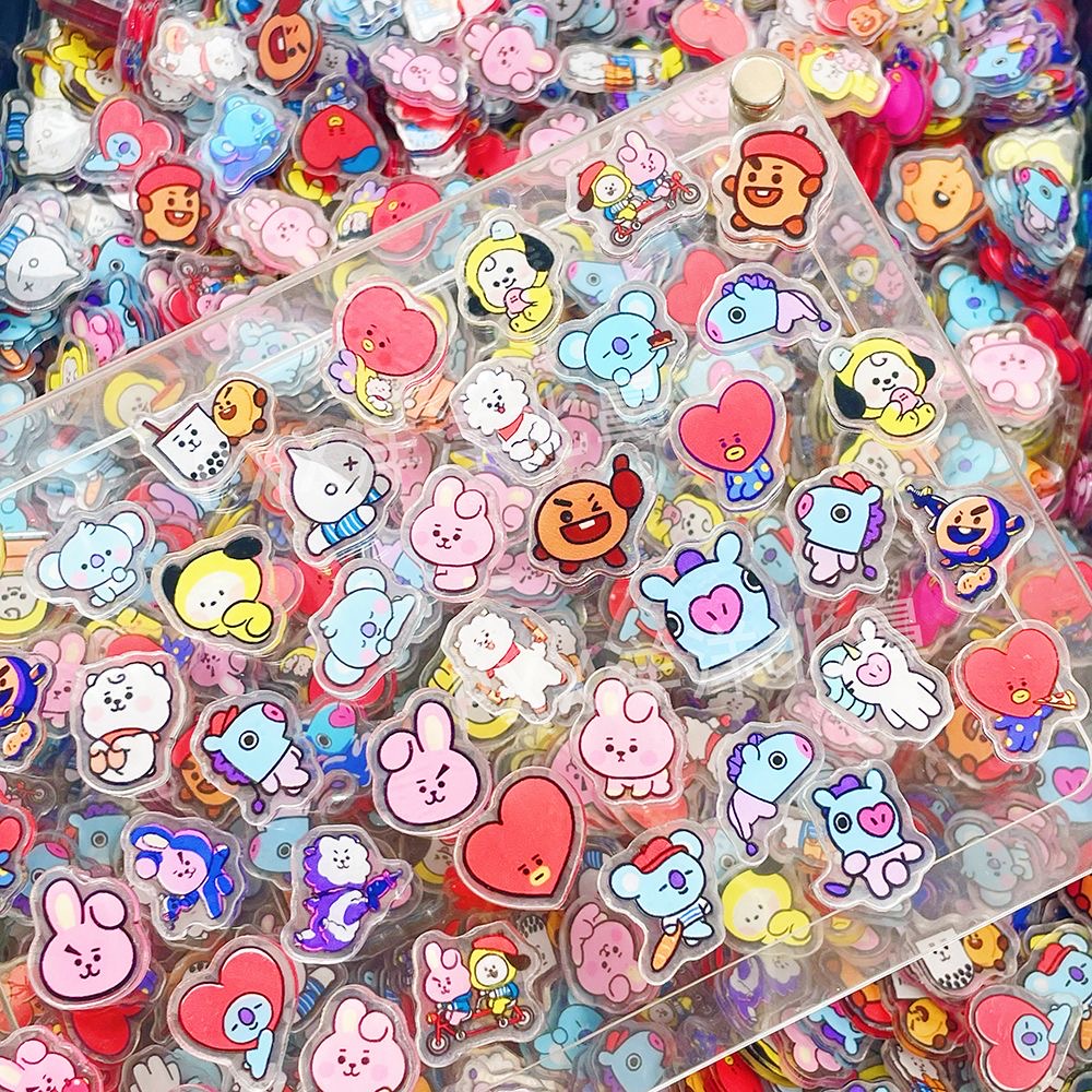 BT21 2cm exquisite acrylic she - Art Craft Accessories 评论和价格