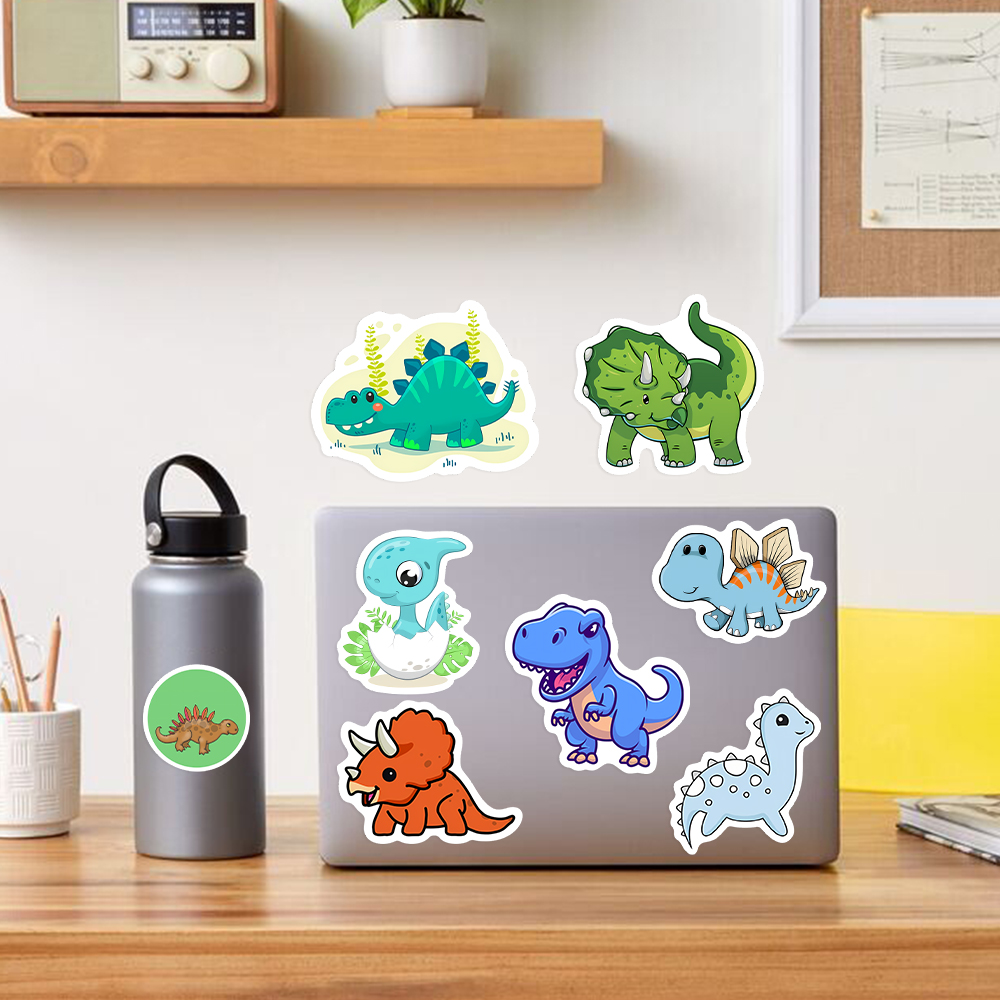 Funny Dinosaur Stickers DIY Gi - Art Craft Dinosaur 评论和价格