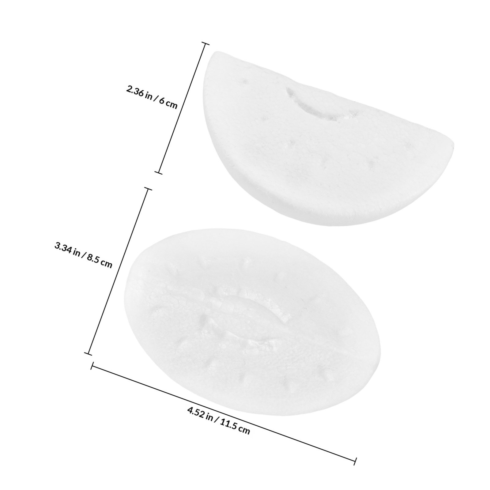 4Pcs White Foam Watermelon Sli - Art Craft Vegetables 评论和价格