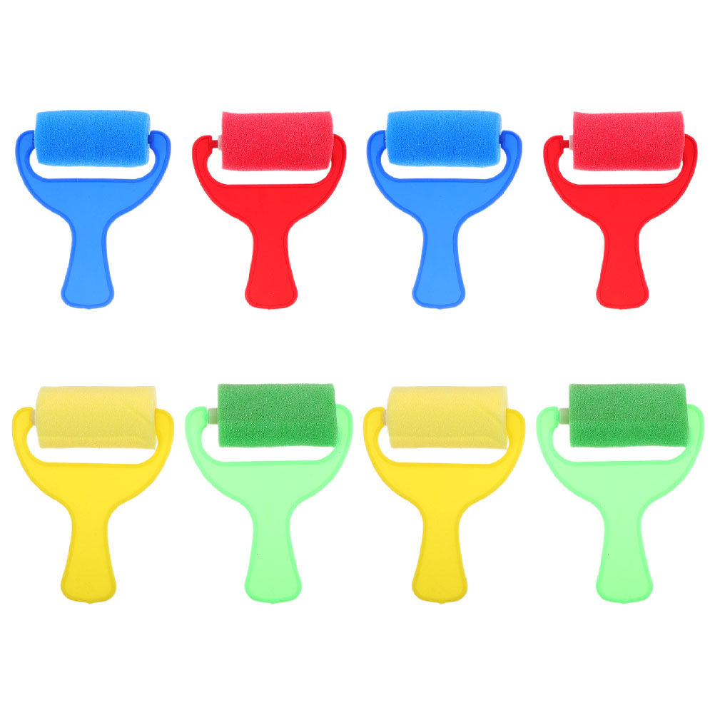 8Pcs Toddler Sponge Paint Roll - Art Craft Toddlers 评论和价格