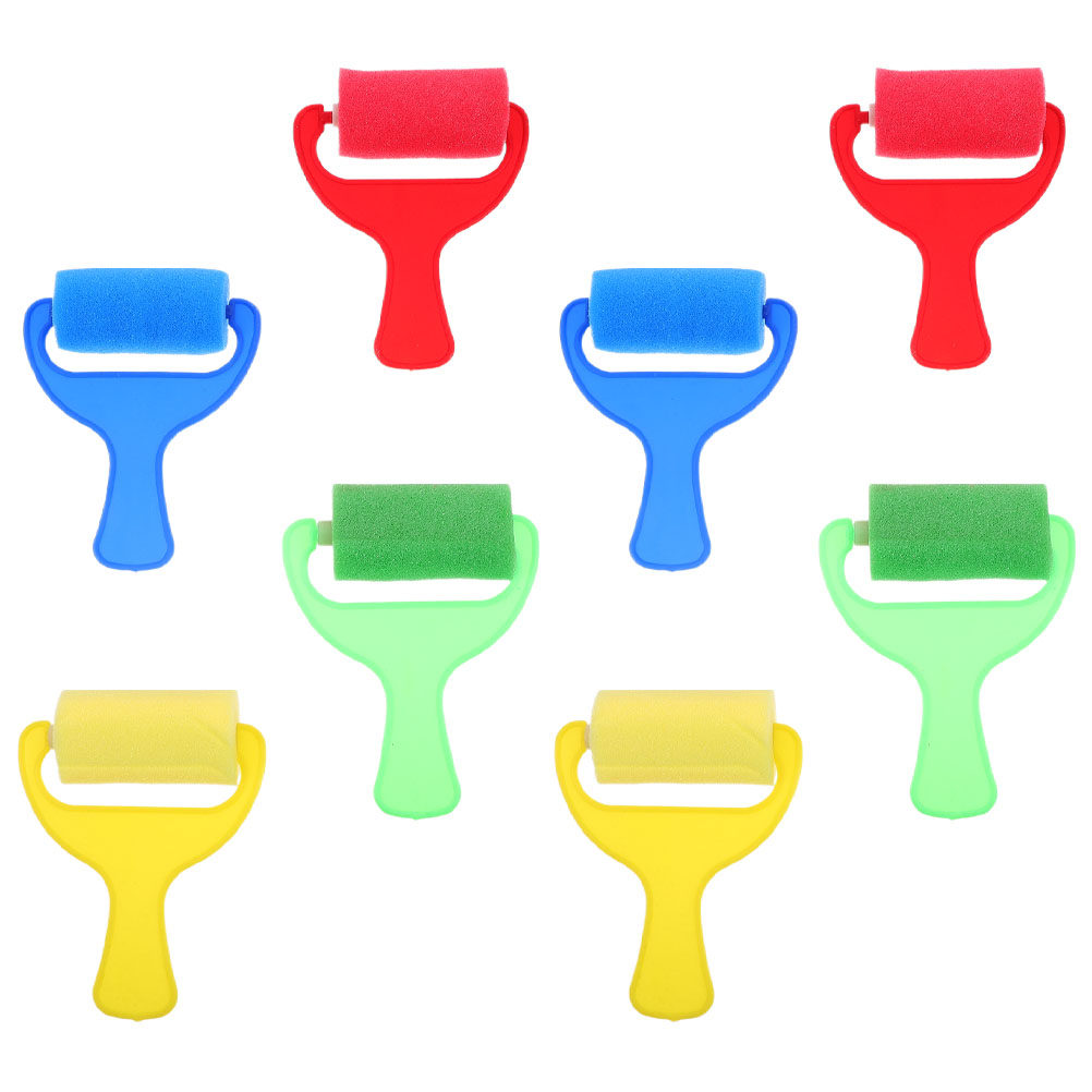 8Pcs Toddler Sponge Paint Roll - Art Craft Toddlers 评论和价格
