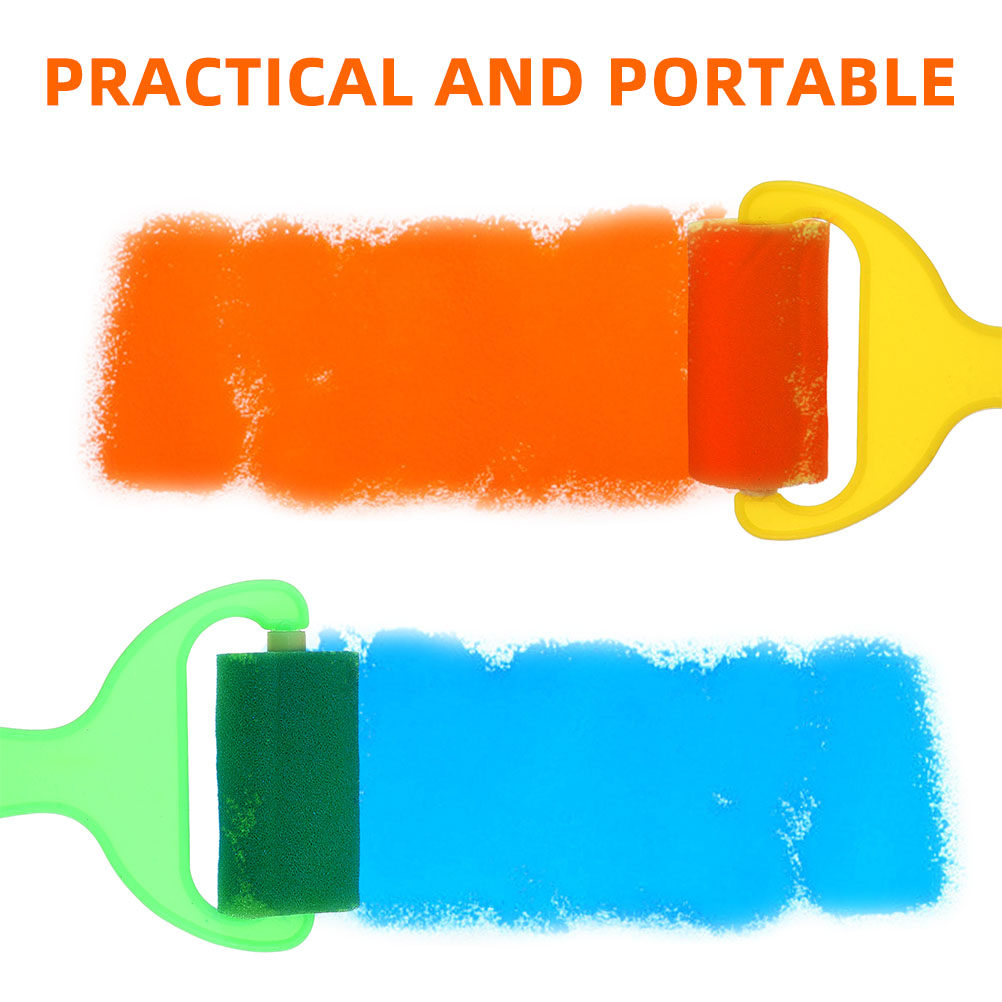 8Pcs Toddler Sponge Paint Roll - Art Craft Toddlers 评论和价格