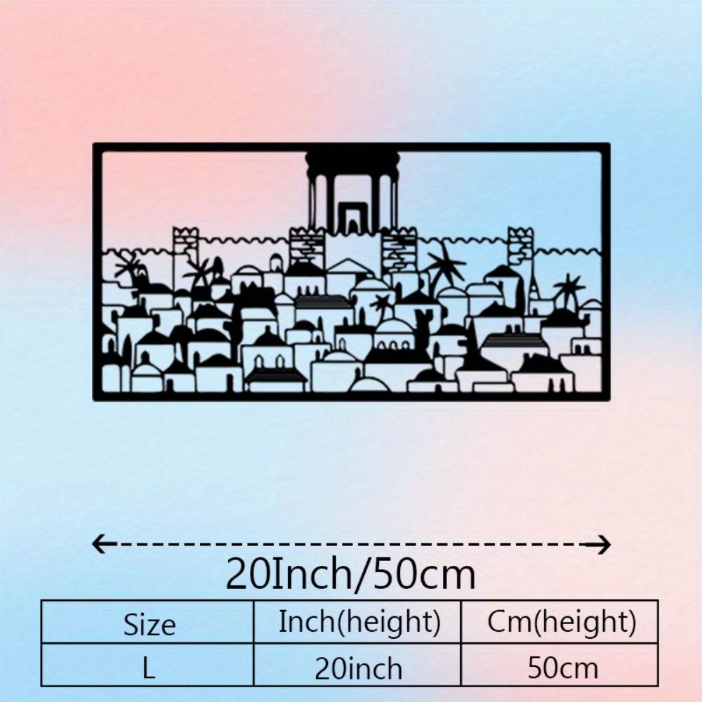 CIFBUY Metal Wall Art Jerusale - Art & Craft Teacher Vacancy 评论和价格